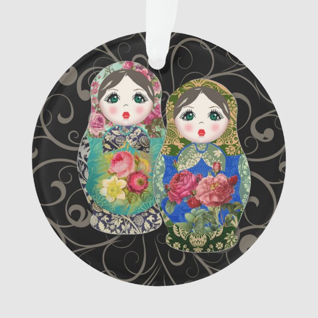 El primer ornamento de las muñecas del bebé ruso (Anverso)