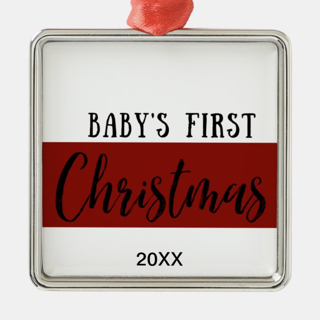 EL PRIMER ORNAMENTO DE NAVIDAD DE BABY (Frente)