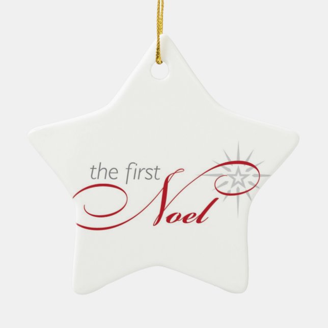 El primer ornamento de Noel (Frente)