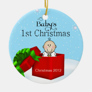 El primer ornamento navideño de Baby Boy