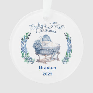 El primer ornamento navideño de Baby Boy