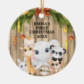 El primer ornamento navideño de los animales de Wo