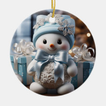 El primer ornamento navideño de muñeca para bebé