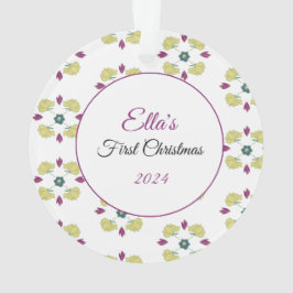 El primer ornamento navideño del bebé