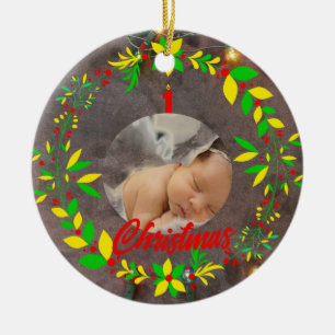 El primer ornamento navideño del bebé