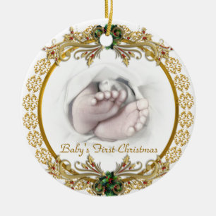 El primer ornamento navideño del bebé