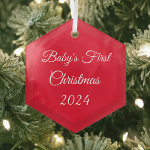 El primer ornamento navideño del bebé