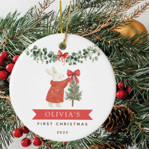 El primer ornamento navideño del bebé