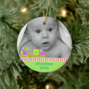 El primer ornamento navideño del bebé