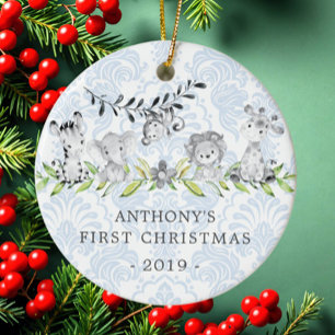 El primer ornamento navideño del bebé con foto de 