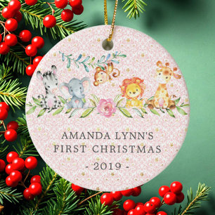 El primer ornamento navideño del bebé con foto de
