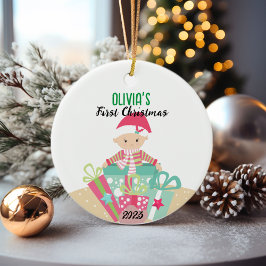 El primer ornamento navideño del bebé 🎄 | Diseño 