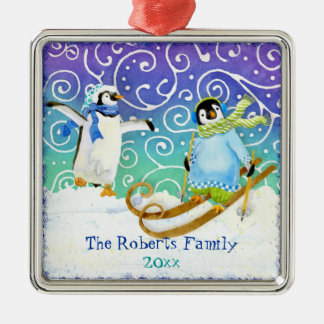 El primer ornamento navideño del bebé pingüino de 