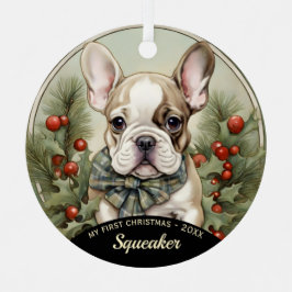 El primer ornamento navideño del Bulldog francés P