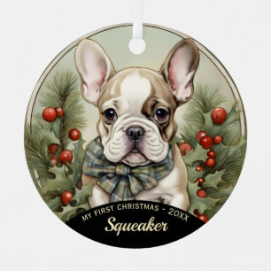 El primer ornamento navideño del Bulldog francés P