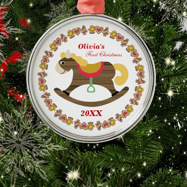 El primer ornamento navideño del caballo estrepito (Subido por el creador)