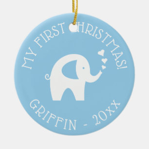 El primer regalo de ornamento de árbol de Navidad 