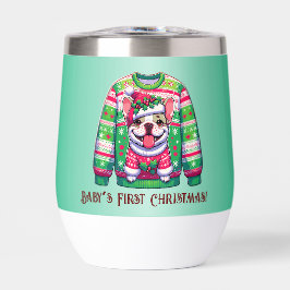 El primer suéter feo de Navidad del bebé