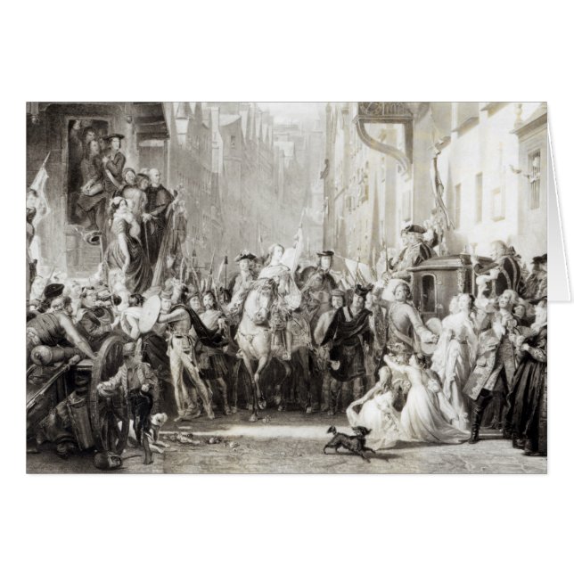 El príncipe Carlos Edward y los Highlanders (Anverso (Horizontal))