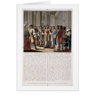 El príncipe de Conti (1664-1709) elogia al duque o