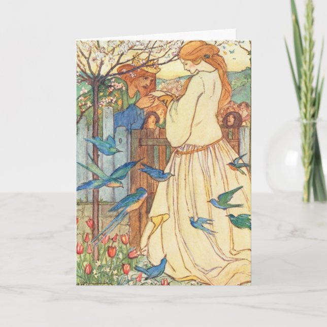 El Príncipe Saluda A Su Princesa Como Tarjeta De S (Anverso)