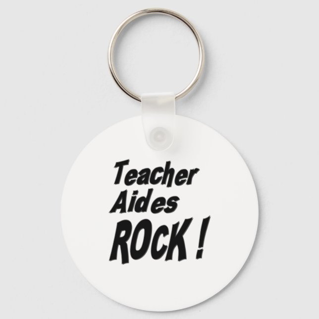 ¡El profesor ayuda al rock! Llavero (Anverso)