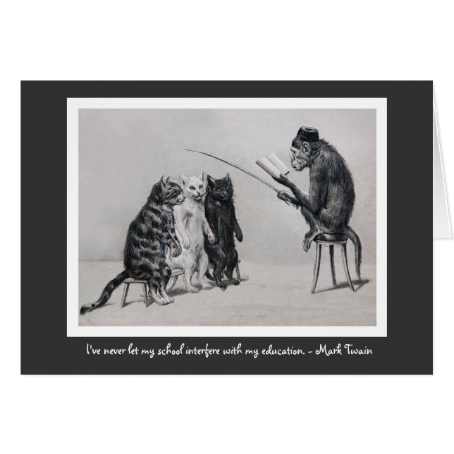 El profesor del mono (Anverso (Horizontal))