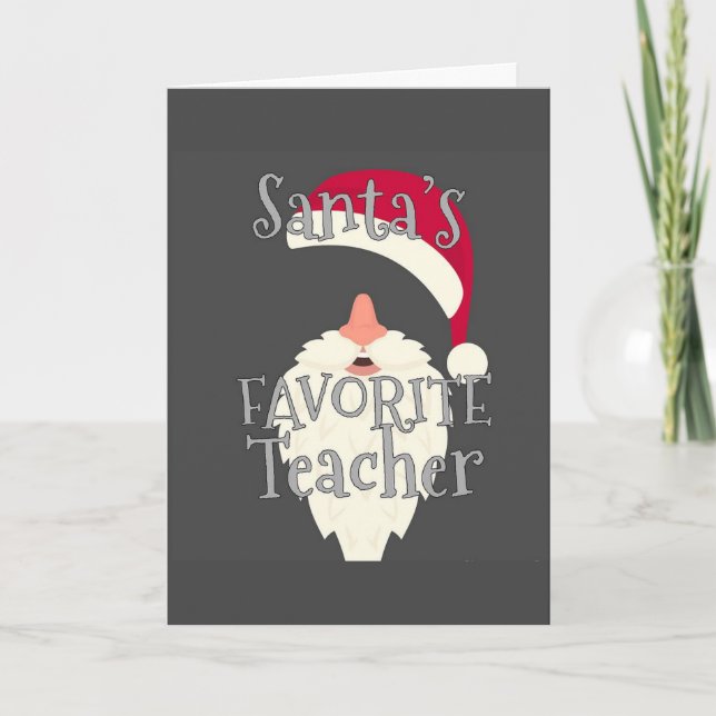 EL **PROFESOR FAVORITO DE SANTA** EN NAVIDAD (Anverso)