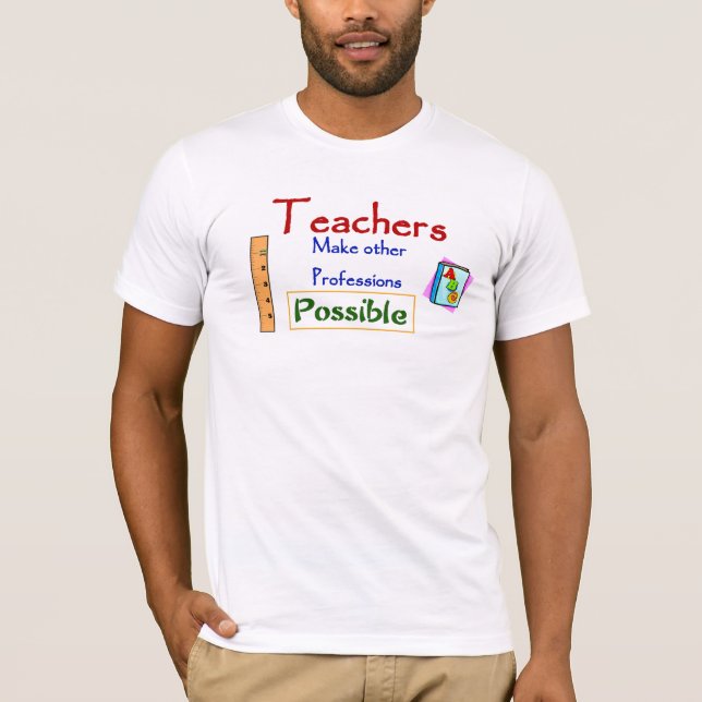 EL PROFESOR HACE OTRAS PROFESIONES LA CAMISETA (Anverso)