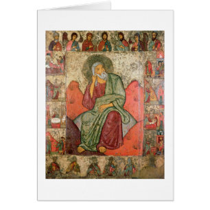 El profeta Elías, escuela de Pskov (el panel)