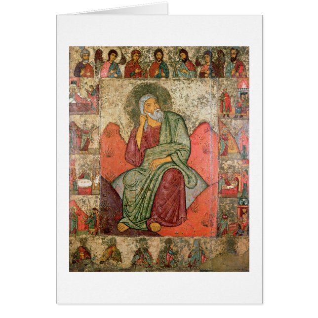 El profeta Elías, escuela de Pskov (el panel) (Frente)