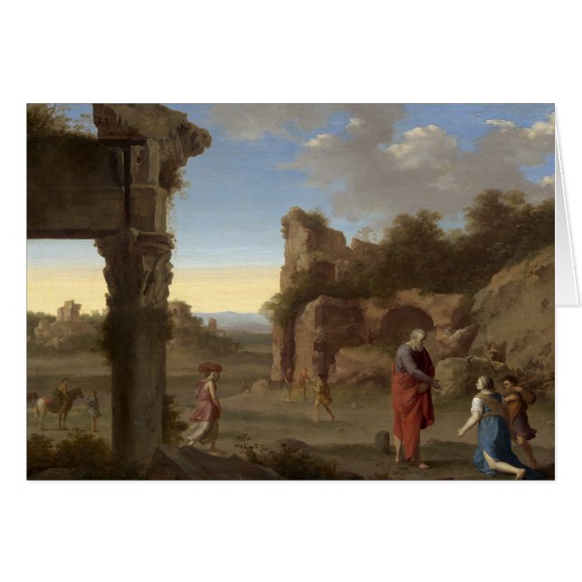 El profeta Elías y la viuda de Zarephath (Anverso (Horizontal))