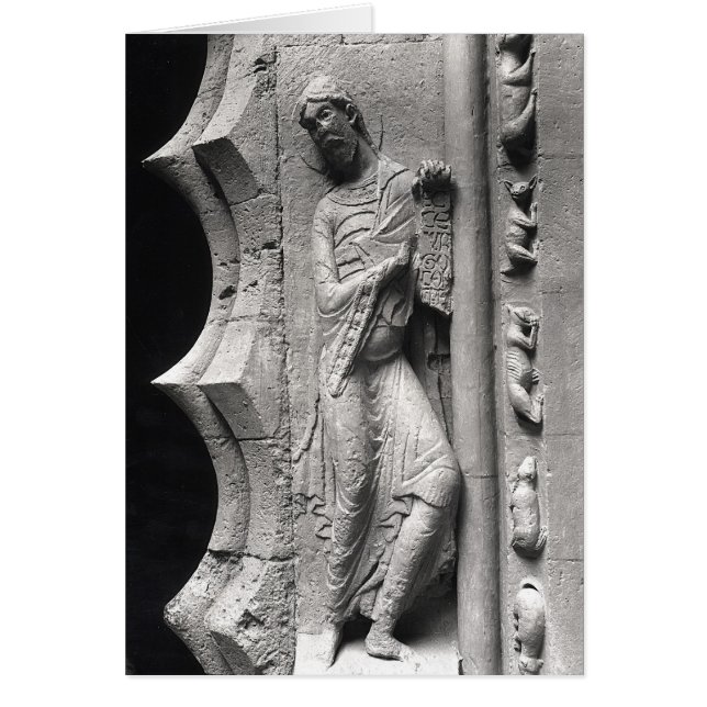 El profeta Isaías desenrollando una característica (Frente)