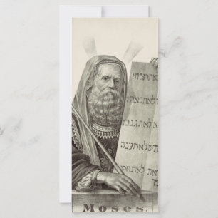 El profeta Moisés con los comprimidos de la ley