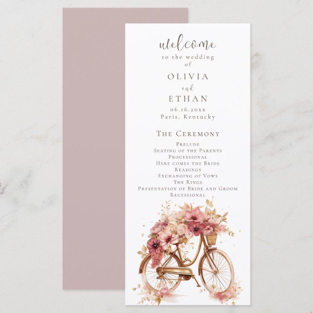 El Programa de Bodas de París (Anverso / Reverso)