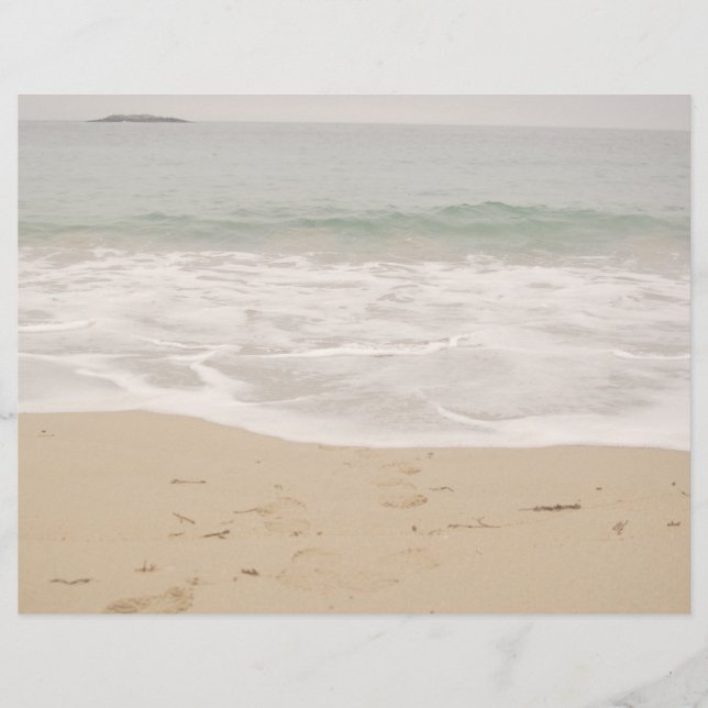 El programa de bodas de playa cubre sólo la playa  (Anverso)