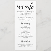 El programa de casamiento