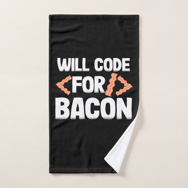 El Programador Codificará El Bacon (Toalla de mano)