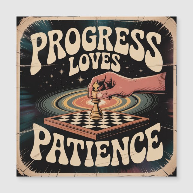 El progreso ama la paciencia (Anverso)