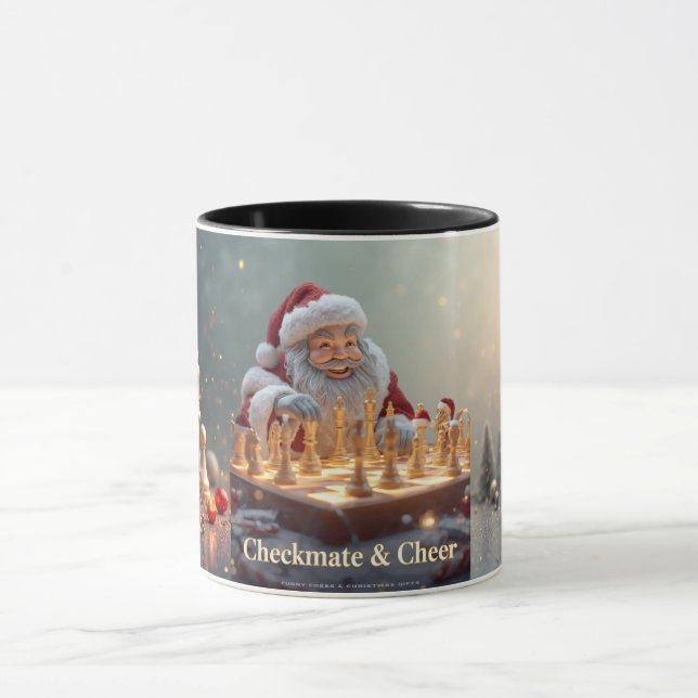 El próximo movimiento de Santa – Taza divertida de (Centro)