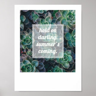 El próximo Poster de arte Inspirador de verano