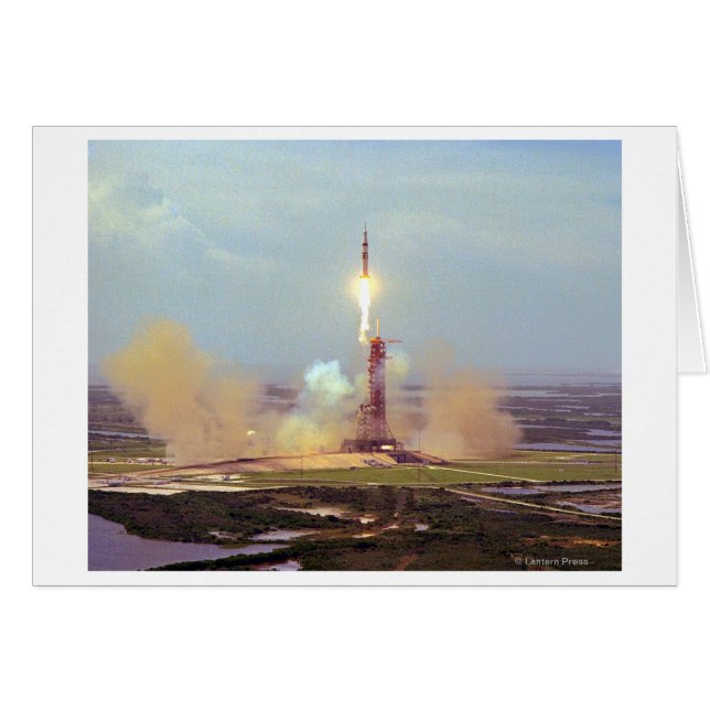 El proyecto de prueba Apollo Soyuz Saturn IB Launc (Anverso (Horizontal))
