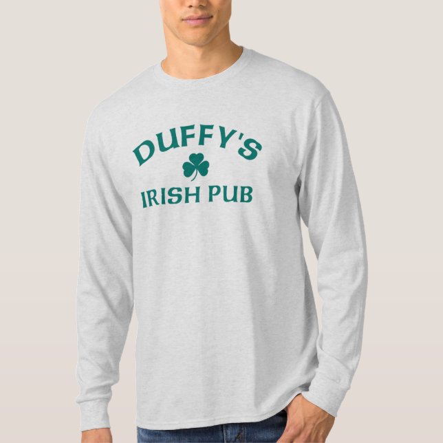 El pub irlandés de Duffy con camiseta (Anverso)