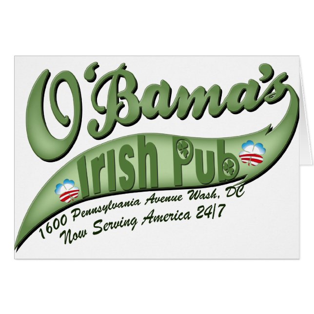 El pub irlandés de O'bama (Anverso (Horizontal))