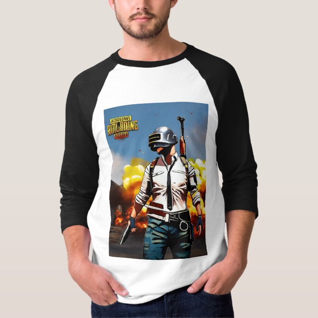 El pubg de diseño de camisetas del hombre (Anverso)