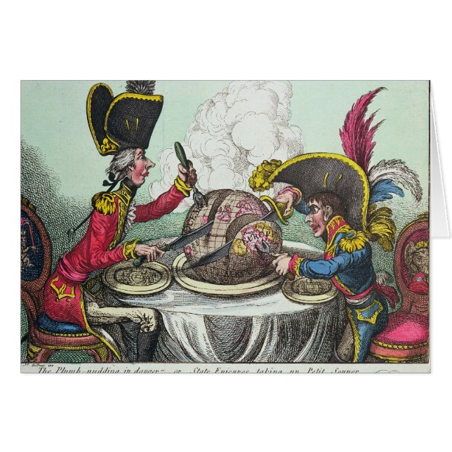 El pudín de ciruelo en el peligro, 1805 (Anverso (Horizontal))