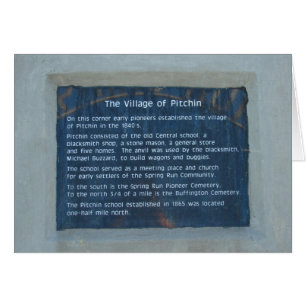 El pueblo de Pitchin, Iowa