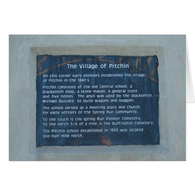 El pueblo de Pitchin, Iowa (Anverso (Horizontal))