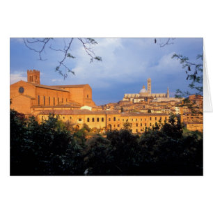 El pueblo toscano de Sienna, Italia.