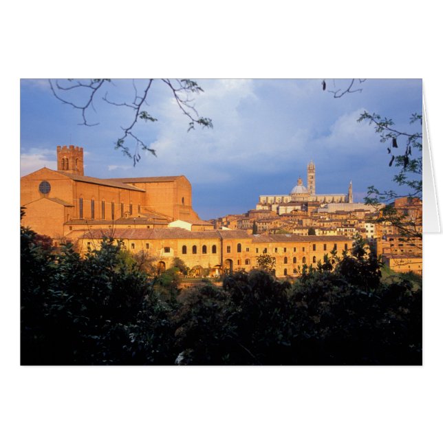 El pueblo toscano de Sienna, Italia. (Anverso (Horizontal))